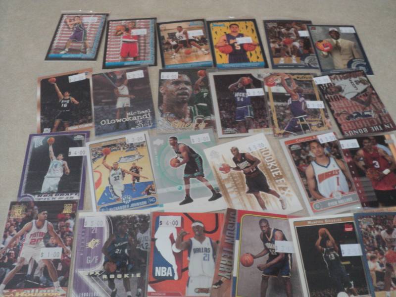 25 Basketball Rookie Cards...