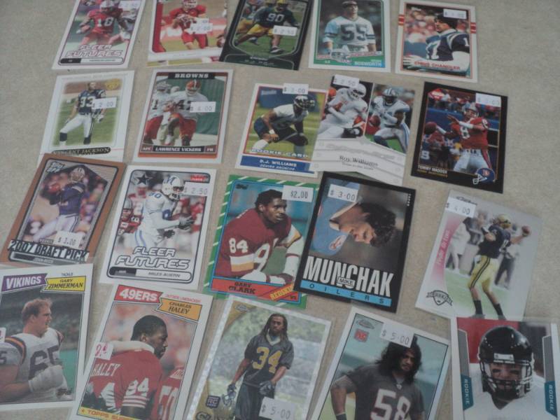 20 Football Rookie Cards...