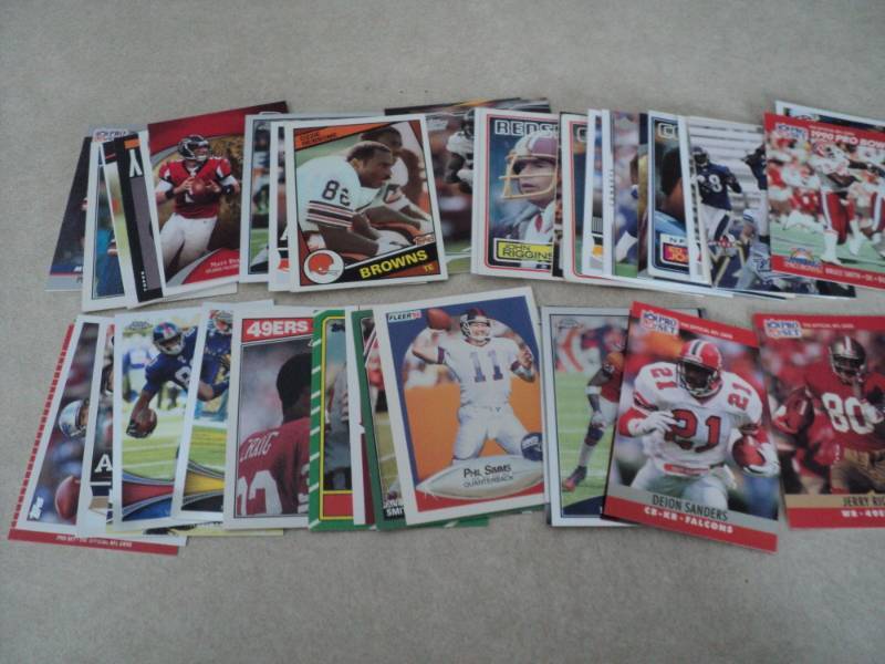 50 Football Star Cards...