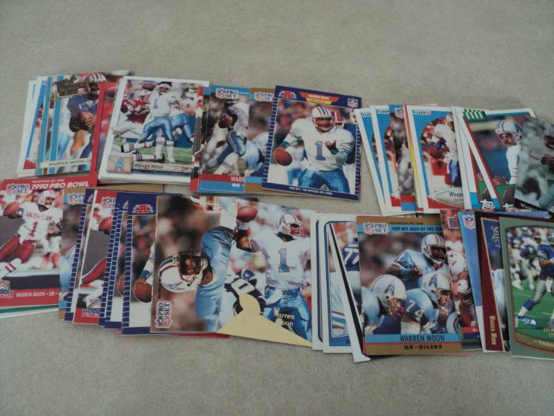 100 Warren Moon Cards...