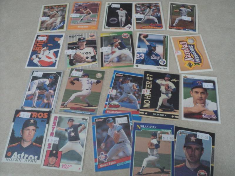20 Nolan Ryan Cards...
