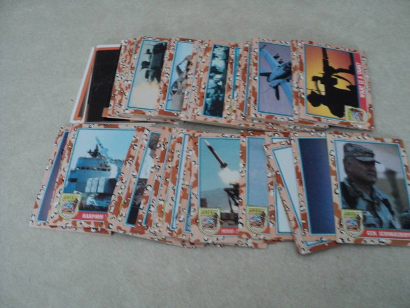 lot of Desert Storm Cards...