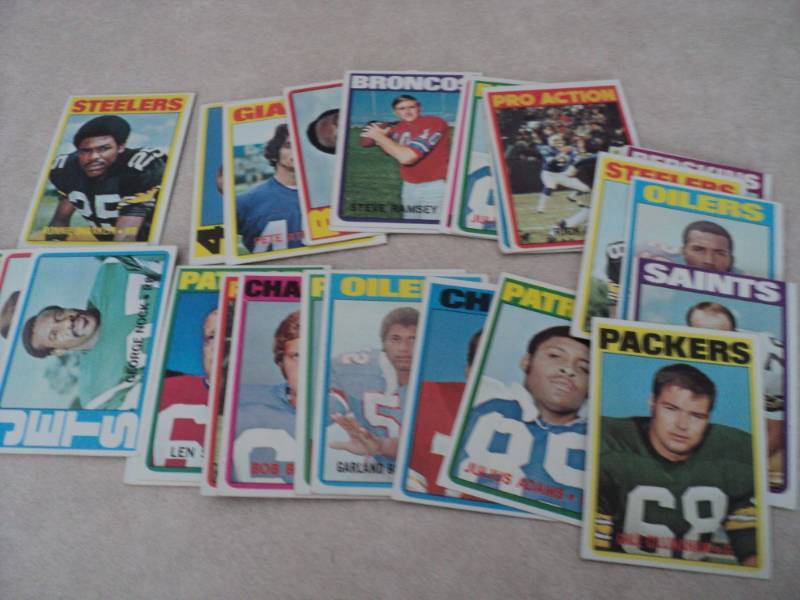 40 1972 Topps Football Cards...