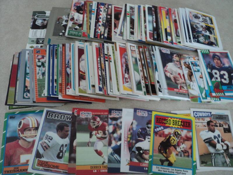box of Football Cards...