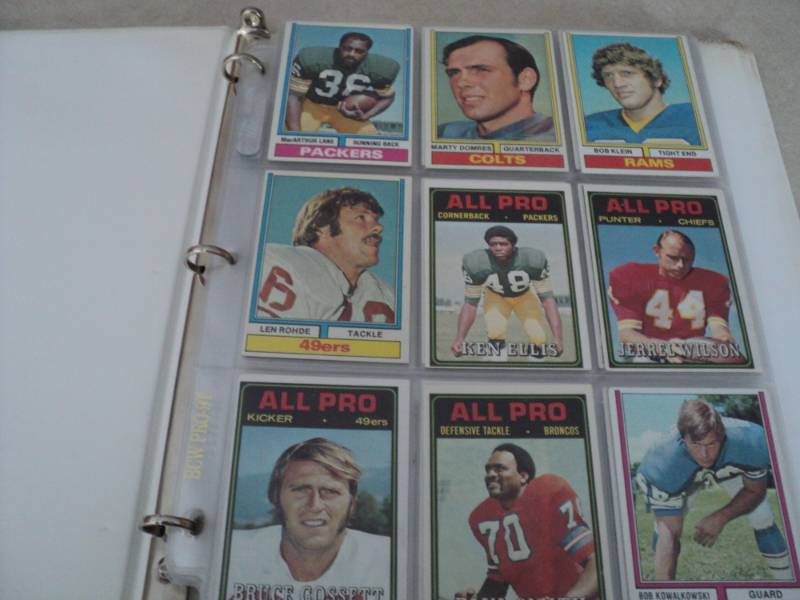 1974 Topps Football Cards...