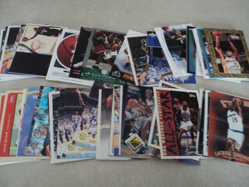 75 Latrell Sprewell Cards...
