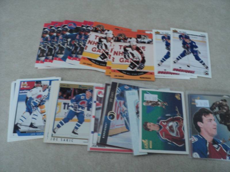 50 Joe Sakic Cards...