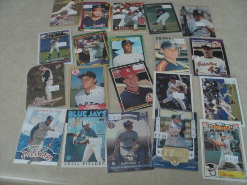 20 Baseball Star Cards...