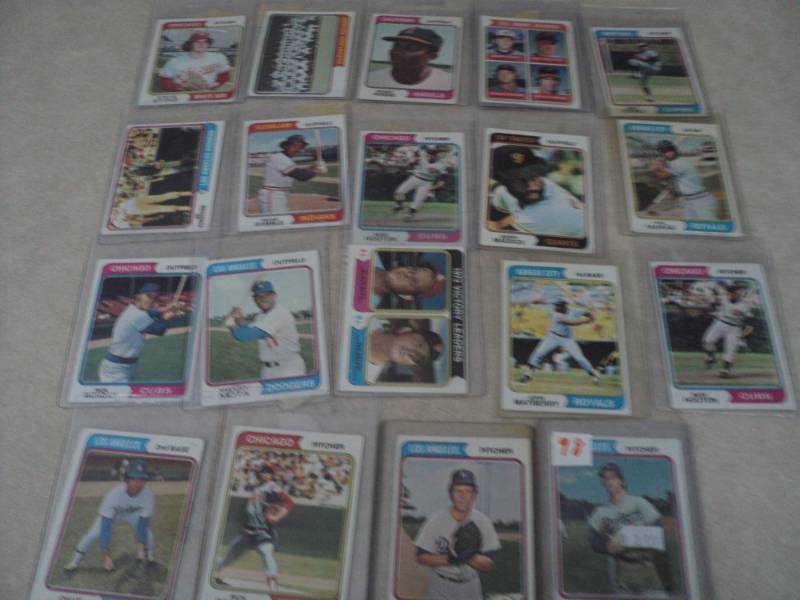 20 1974 Topps Baseball Cards...