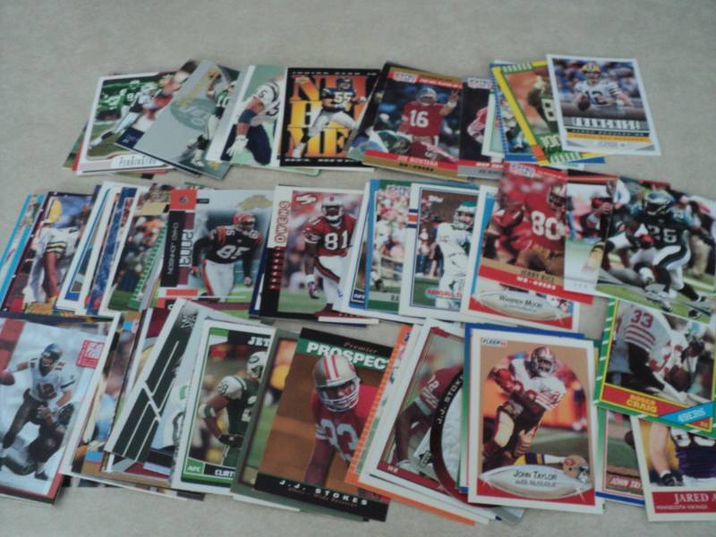 100 Football Star Cards...