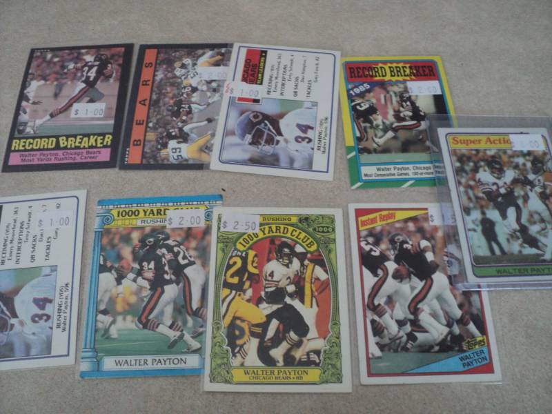 Walter Payton Cards...