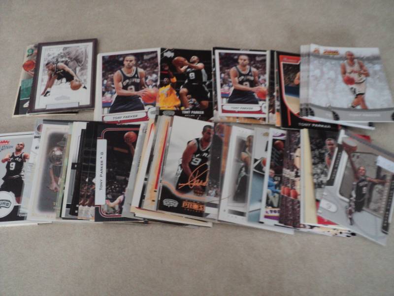 100 Tony Parker Cards...