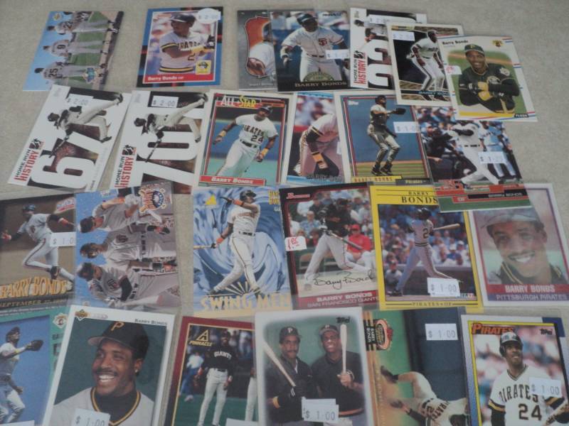 25 Barry Bonds Cards...