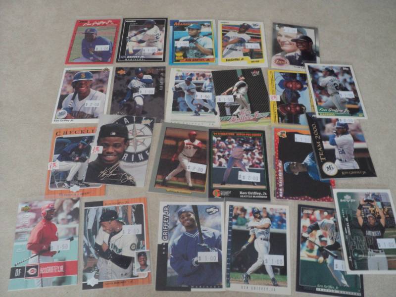 25 Ken Griffey Jr Cards...