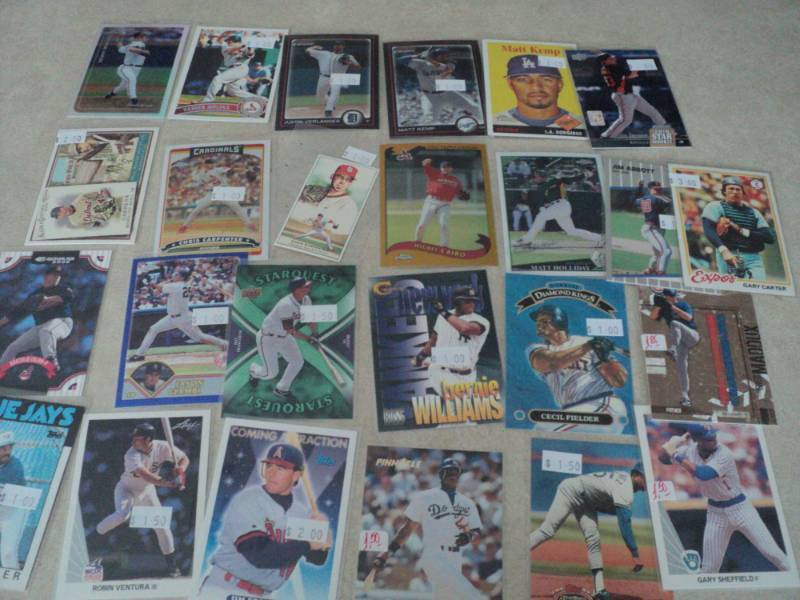 25 Baseball Star Cards...