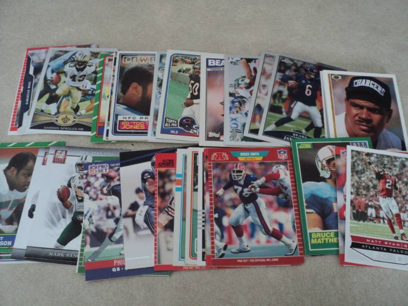 50 Football Star Cards...
