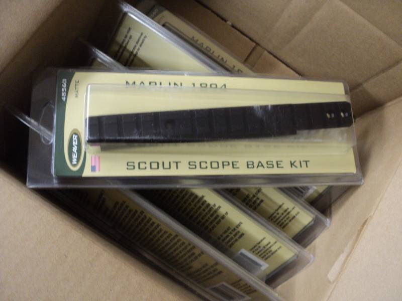 box of 6 Weaver Marlin 1894 Scout S...