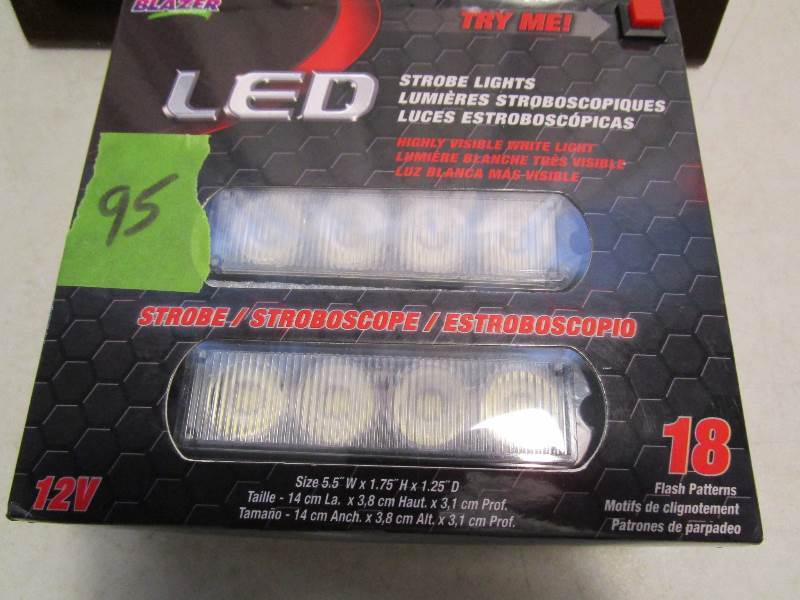 lot 95 image: Blazer LED Strobe Lights