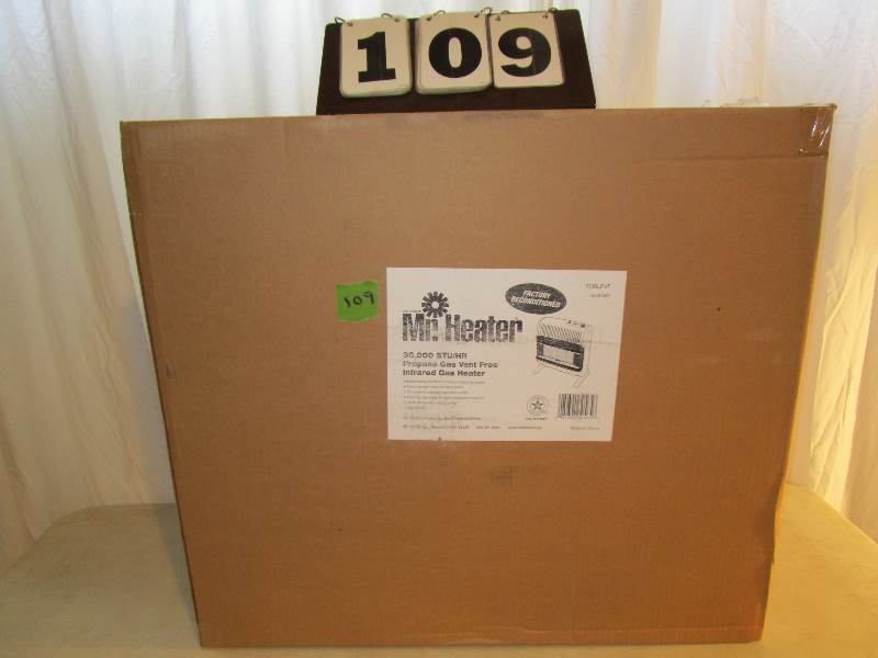 lot 109 image: Mr. Heater 30,000 BTU Heater