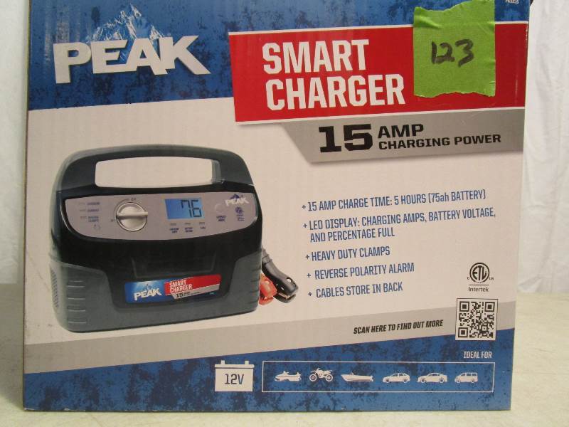 lot 123 image: Peak Smart Charger