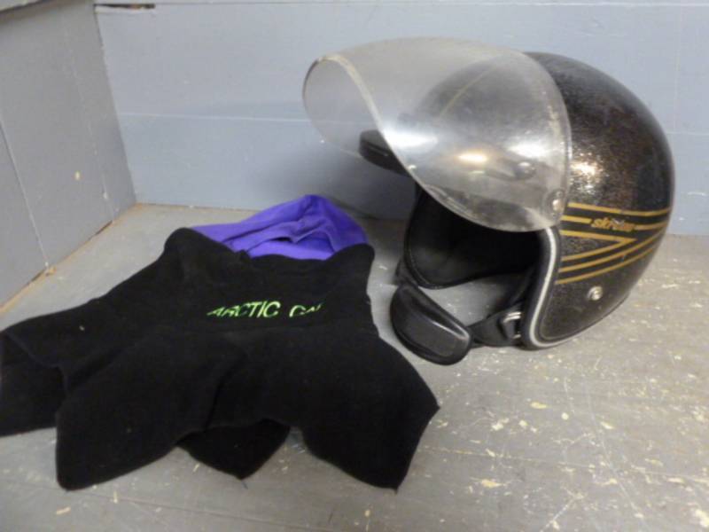 lot 24 image: Vintage Snowmobile Helmet