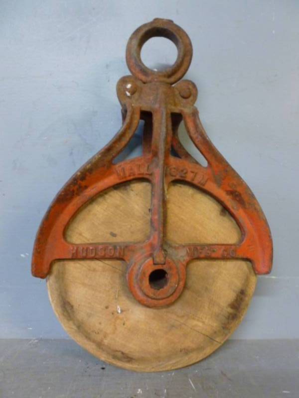 lot 147 image: Vintage Barn Pulley