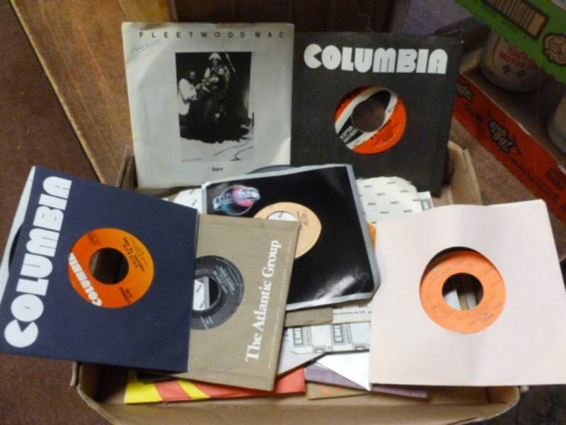 lot 222 image: Collectible 45s Records