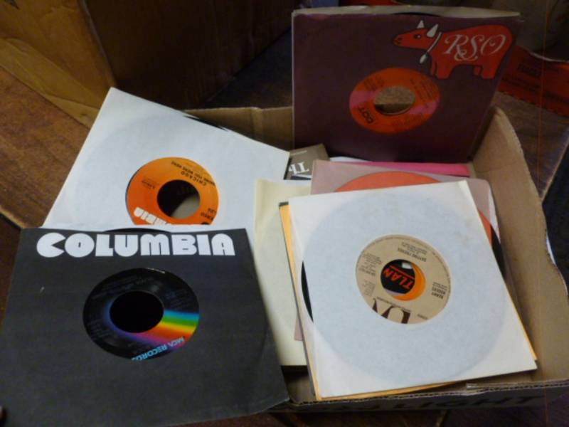 lot 225 image: Collectible 45s Records
