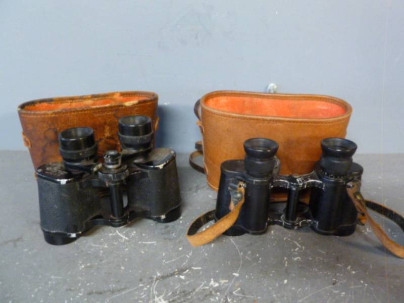 lot 235 image: Vintage Binoculars