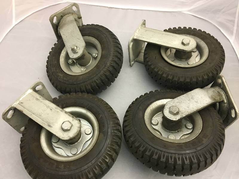 lot 423 image: 4 KENDA 2.50-4 4 Ply Castor Wheels  Tires