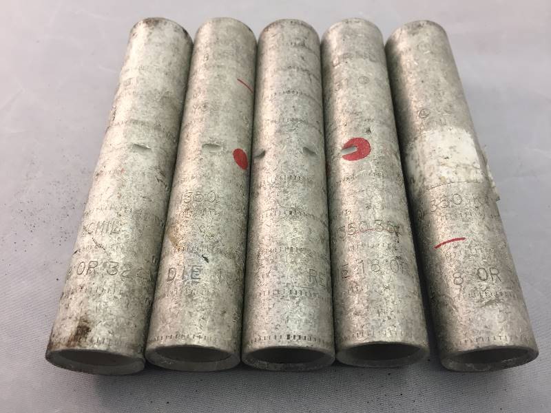 lot 408 image: 5 Burndy YS31 N350 Die 18 or 324