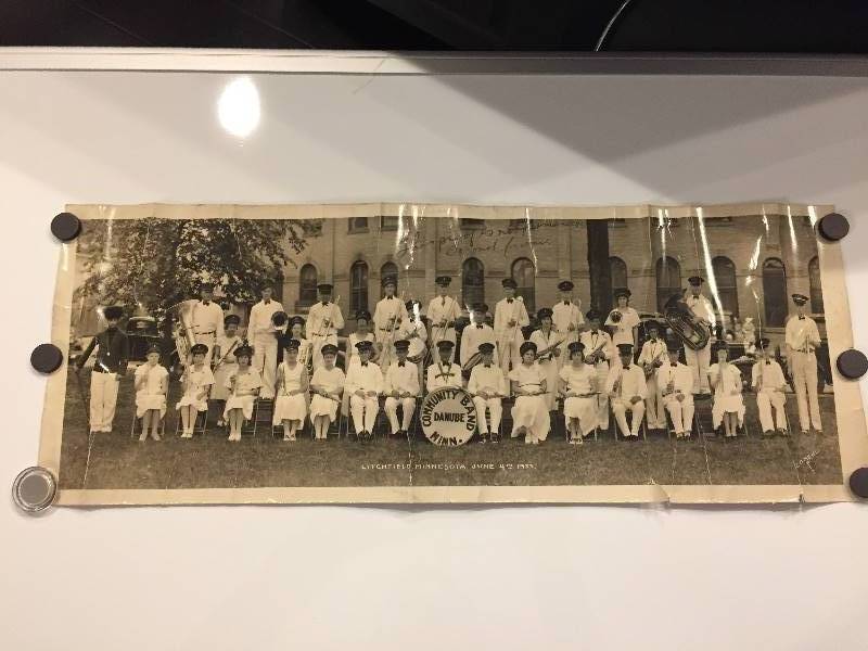 lot 528 image: Vintage Photo Litchfield MN June 4 1933 Danube Community Band