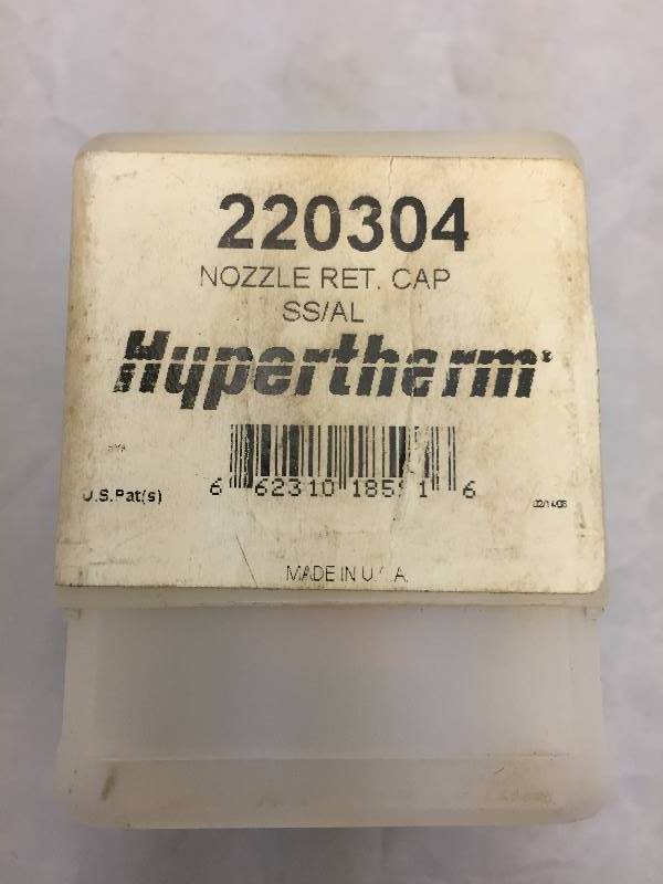 lot 492 image: #220304 Hypertherm Nozzle Ret Cap SSAL