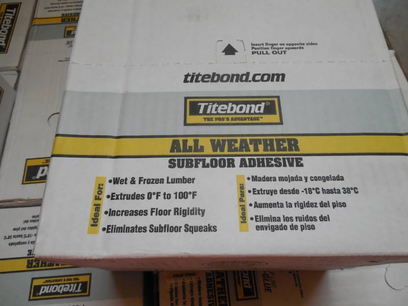 lot 286 image: (12) TITEBOND SUB FLOOR ADHESIVE 28 OZ TUBE