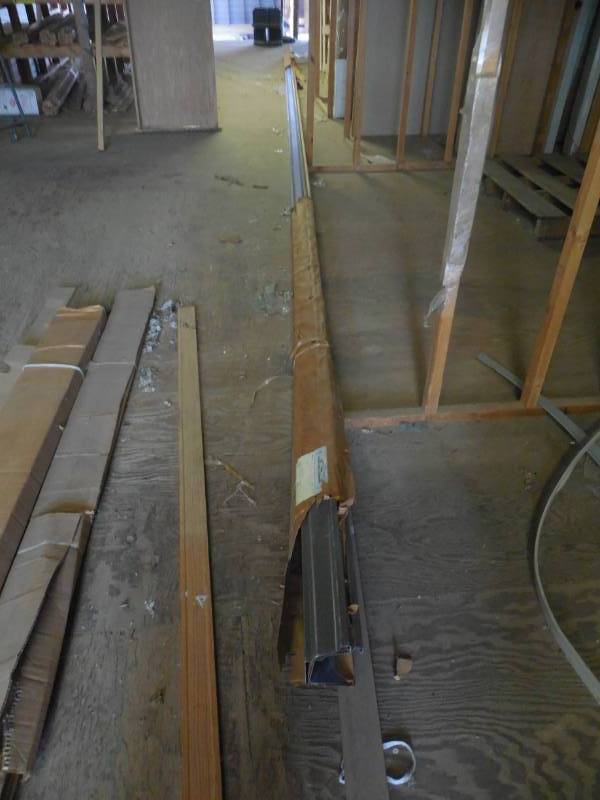 lot 137 image: (2) 29 ALUMINUM RAIN GUTTER IN TERRATONE -