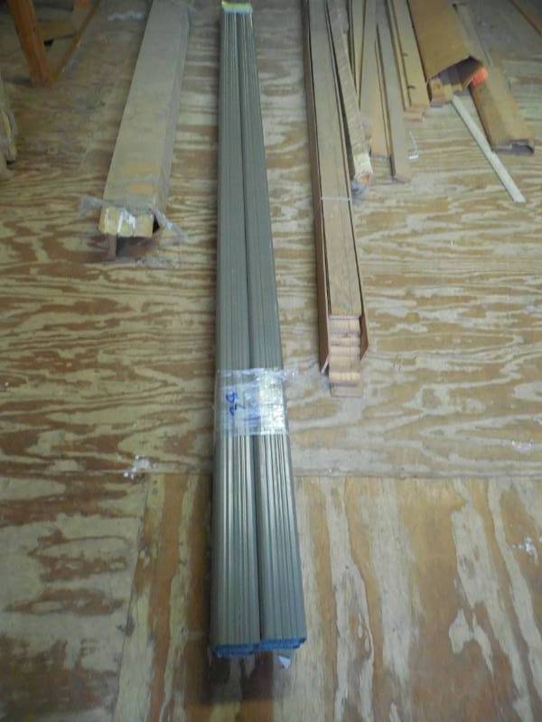 lot 138 image: (4) 2 X 3 RAIN GUTTER DOWN SPOUTS IN TERRATONE