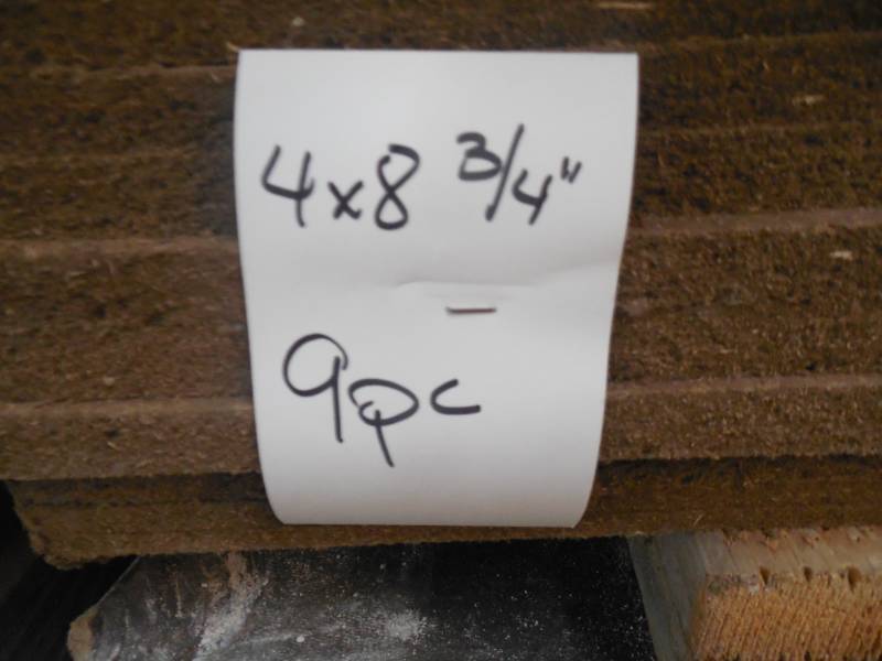 lot 229 image: (9) 4 X 8 X 34 BULDRITE SHEETING