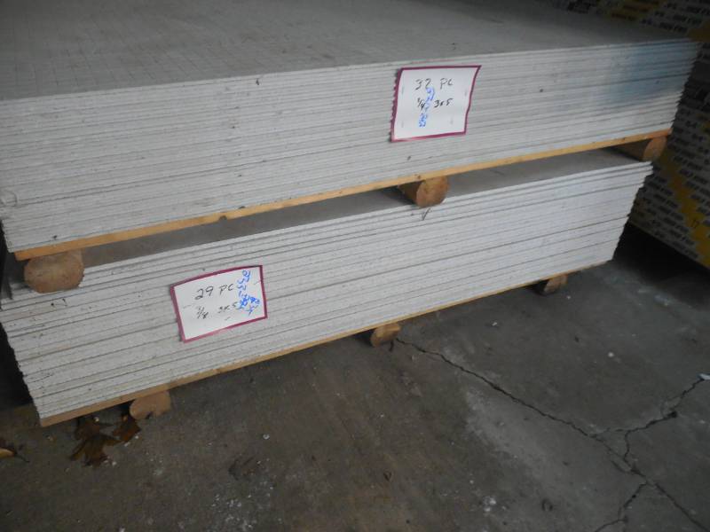 lot 233 image: (10) 3 X 5 X 38  HARDI BACKER CEMENT BOARD DUROCK SHEETING
