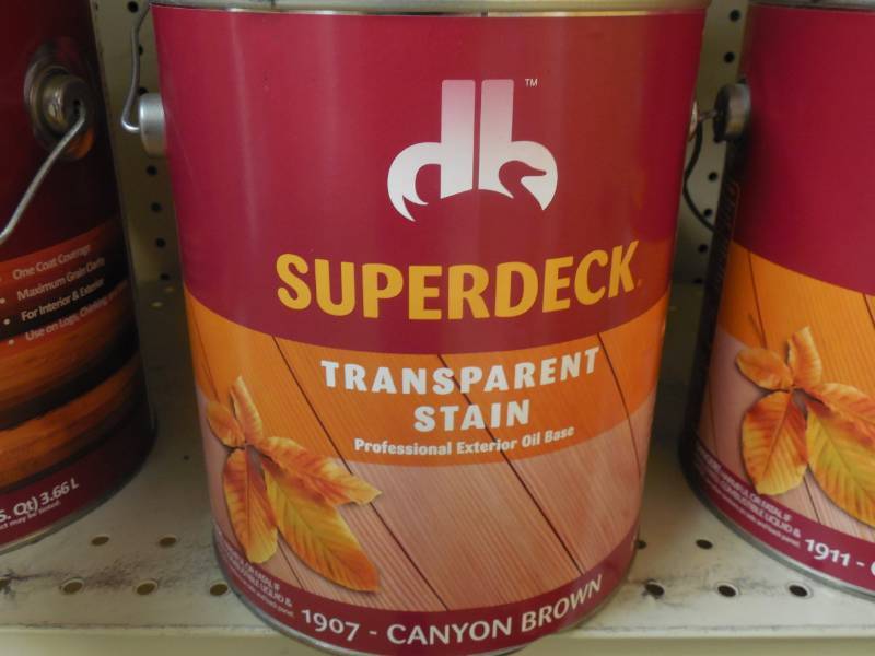 lot 270 image: (2) SUPERDECK 1907 CANYON BROWN STAIN
