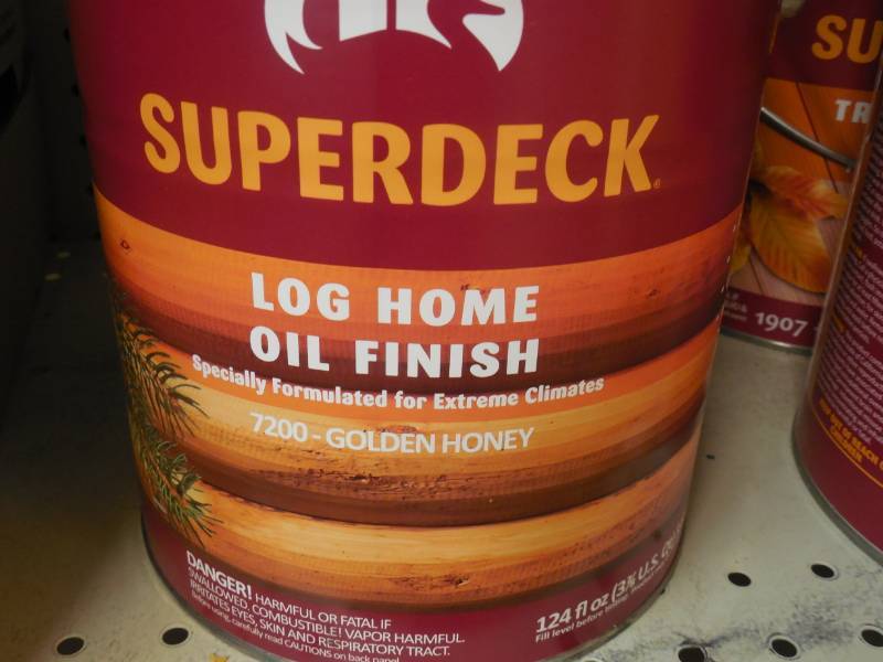 lot 271 image: GALLON OF SUPERDECK 7200 GOLDEN HONEY STAIN