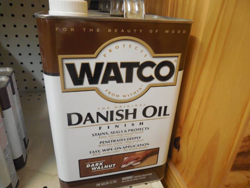 lot 298 image: 1 GALLON WATCO STAIN  - DARK WALNUT
