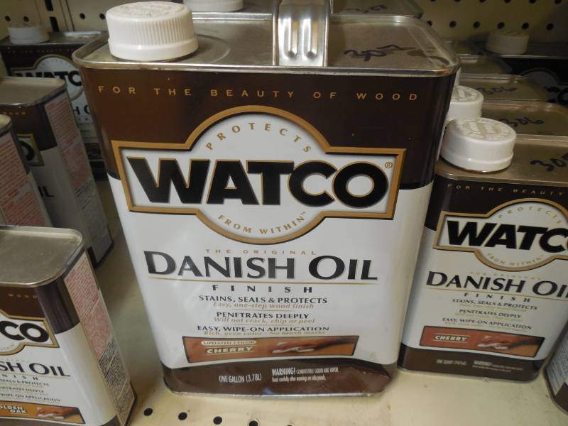lot 308 image: (1) GALLON OF WATCO STAIN - CHERRY
