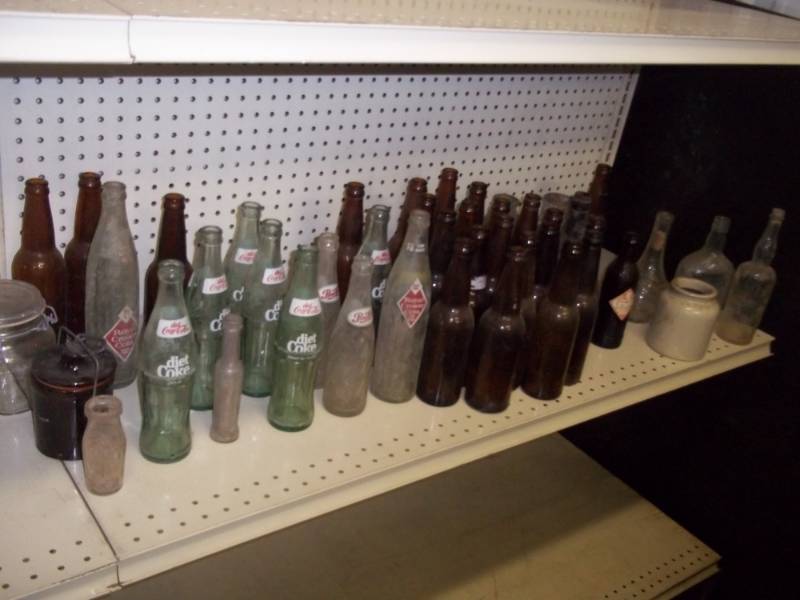 lot 47 image: Large lot of Vintage Pop Bottles and other bottles