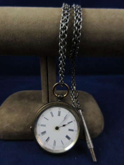 VINTAGE SILVER POCKET WATCH