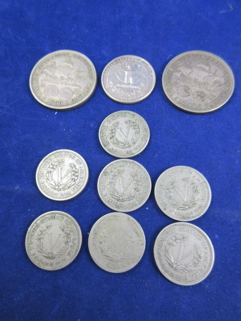 COLUMBIAN EXPOSITION COMMEMORATIVE SILVER HALF DOLLARS AND MORE