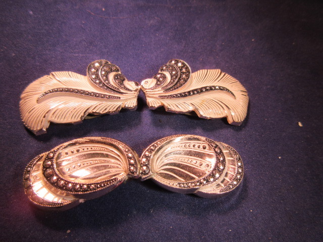 ANTIQUE GERMAN SILVER EARRINGS