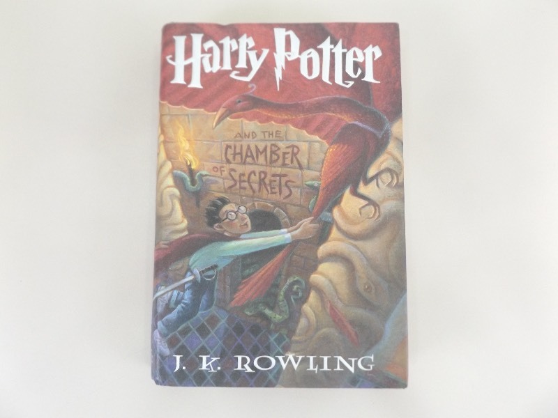 lot 84 image: First&nbspAmerican Edition Harry Potter and the Chamber of Secrets Hard Cover Book