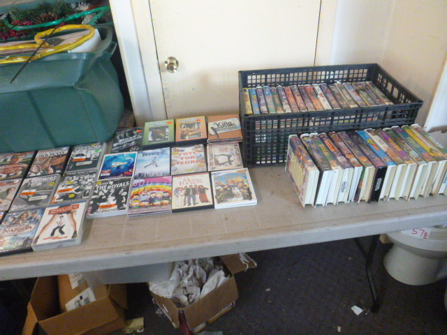 lot 39 image: Lot of VHS and DVD Movies