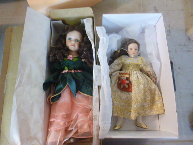 lot 51 image: 2 Porcelain Dolls