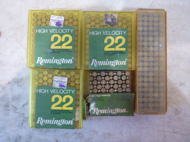 lot 77 image: 6 Containers of Remington High Velocity 22s
